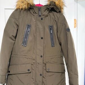 Michael Kors Khaki Ski Jacketmichael Kors winter coat